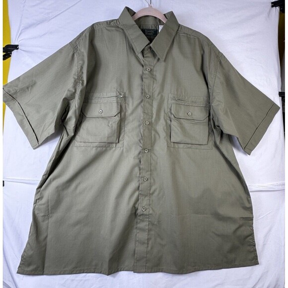 Other - Men’s Scandia Woods Shirt Army Green Size 3X Work Utility Uniform Basic Pockets
